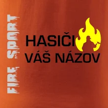 Hasiči - Váš názov - FLUO + Reflexná potlač