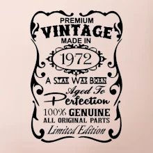 Vintage Etiketa - 1972