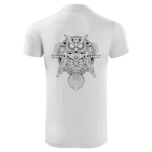 Steampunk sova čiernobiela Steampunk sova čiernobiela