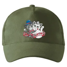 Mačky v objatí (Pecka design)