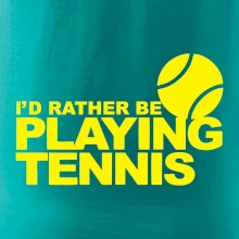 Playing tennis Playing tennis