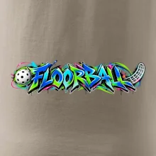 Florbalové graffiti v neonových barvách