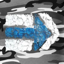 Párová turistická značka modrá