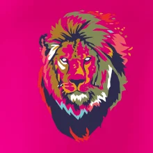 Hlava leva kreslená jednoduchá