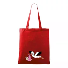 Bocian a bábätko - dievča (Hana-creative)