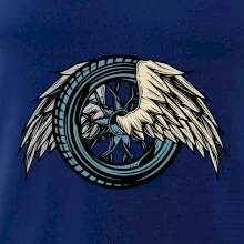 Moto koleso s krídlami