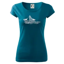 Letná romantika - papierová loďka