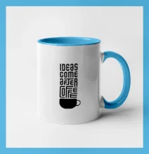 Ideas come after coffee