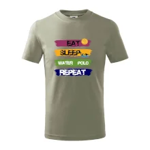 Eat sleep watter polo farebné