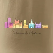 Mallorca - Siluety pamiatok - farebné