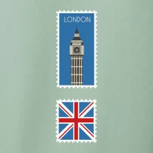 Londýn známka farebná