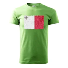 Vlajka Malta ohrýzaná