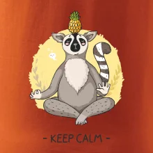 Yoga - keep calm kreslený