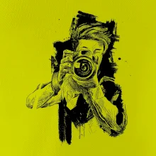 Fotograf kreslený ceruzkou