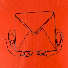 Obálka pôšták jedným ťahom