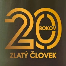 20 rokov zlatý človek