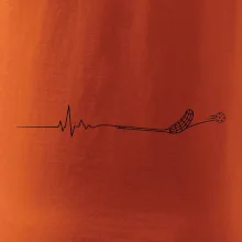 Florbalové EKG s florbalkou a míčkem