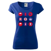 Anglicko symboly v kruhoch