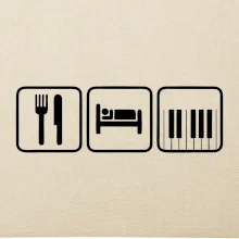 Eat sleep piano v rade