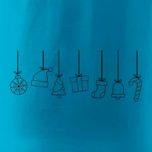 Rodinné vianočné tričká - Vianočné ozdoby na povrázku Rodinné vianočné tričká - Vianočné ozdoby na povrázku