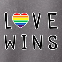 Love wins nápis