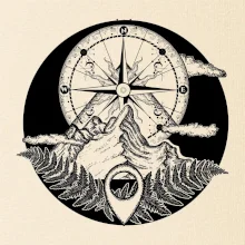 Cestovanie - hory Kompas