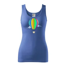 Teplovzdušný balón v oblakoch