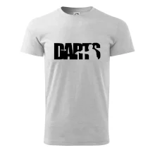 Darts - nápis so šípkarom