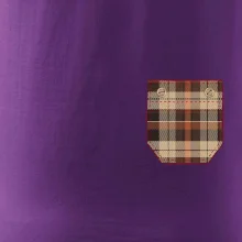 Flanelové triko hnědé