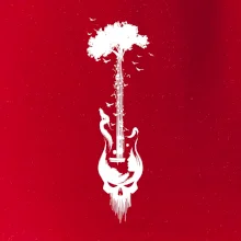 Gitara strom a lebka