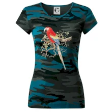 Papagáj  na listnatom strome