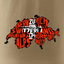 Mapy - názvy miest - Švajčiarsko