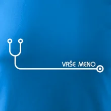 Doktor a sestrička - stetoskop s menom