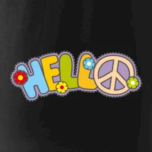Hello hippie symbol
