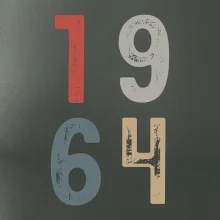 Vintage číslica 1964 Vintage číslica 1964