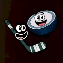 Parové tričko - Puk a hokejka