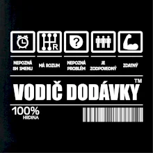 Čiarový kód - Vodič dodávky