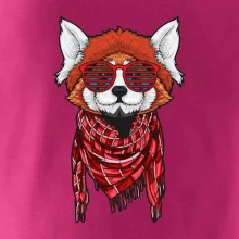 Červená panda hipster