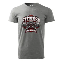 Fitness činka a závažia eat sleep repeat