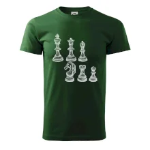 Šachové figúrky kreslené