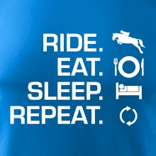 Ride Eat Sleep Repeat Kôň Ride Eat Sleep Repeat Kôň