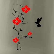 Kvetina a vtáčik