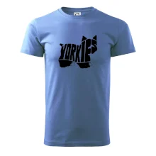 Yorkšírský teriér - Yorkie - Nápis v tele