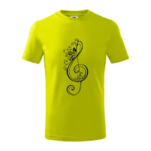 Husľový kľúč kvety Husľový kľúč kvety