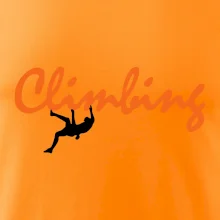 Climbing písací text Climbing písací text