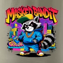 Mýval - masked bandit graffiti