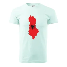 Albánsko mapa a znak