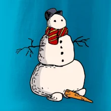 Snehuliak so spadnutým nosom