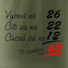 Vyzerá, cíti sa, chová sa - 60 rokov