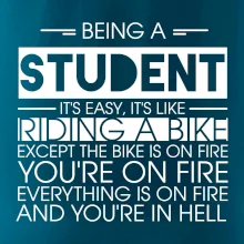 Being a student - bike Being a student - bike